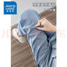 真维斯（Jeanswest）天丝牛仔裤女秋季新款2025高腰显瘦显高直筒拖地阔腿长裤子女 浅蓝-天丝九分 L 实拍图
