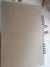 四季年华不硌手B5活页本纸可拆卸笔记本子考研方格网格记事记录可拆替芯超厚高颜值加厚线圈外壳夹简约 B5/黑&白/横线/2本+2本替芯 无规格 实拍图