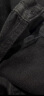 百鹊亭（BAIQUETING）裤子男春夏季复古牛仔裤男直筒宽松潮牌阔腿裤美式高街休闲长裤子 黑灰色 4XL 实拍图