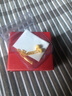 菜百首饰 黄金耳饰 足金时尚磨砂圆珠足金耳线耳饰 计价 HJ 黄金耳饰 约3.07g 实拍图