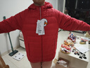 鸭鸭（YAYA）儿童羽绒服轻薄男女童装秋冬男童小童中大童轻便冬装外套D 红色 160 实拍图