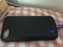 阿木木（amm） 超薄充电宝苹果背夹式电池适用于iphone迷你小巧手机壳移动电源plus 小屏4.7黑（新se3/se2/8/7/6）大容量 实拍图
