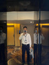 花花公子商务西服套装男西装男式西服正装工作职业装男装结婚新郎伴郎礼服 藏青两扣西服+西裤+衬衫+大礼包 M 实拍图