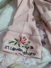 优婷菲（YOUTINGFEI）睡衣女春秋季纯棉长袖薄款宽松全棉家居服女士秋款大码套装可外穿 YD-829粉色 XL(身高160-170 体重125-140) 实拍图