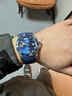 浪琴（LONGINES）【二手99新】浪琴康卡斯系列男表潜水运动防水系列自动机械男士腕表二手奢侈品腕表 【全套陶瓷圈】蓝盘胶带 L3.781.4.96.9 实拍图