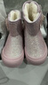 百丽（BeLLE）童鞋儿童雪地靴冬季加绒保暖棉鞋女童时尚公主靴子 粉色29 实拍图