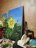 蒙玛特 油画框 加厚画布框细纹 大尺寸专业丙烯油画颜料布板 60×90画框6个装（3.8cm厚） 晒单实拍图