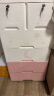 可优比（KUB）儿童抽屉式收纳柜子宝宝衣柜塑料储物柜多功能婴儿五斗柜粉色5层 实拍图