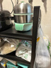 储达 厨房置物架落地多层微波炉架子烤箱架储物架收纳架家用货架碳钢置物架花架阳台置物架 宽35长60高118四层围栏+调节 实拍图