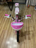 凤凰儿童自行车折叠女童单车2-10岁男孩脚踏车童车 粉色 16寸 实拍图
