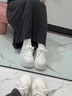 回力厚底小白鞋女款2025新款爆款秋季百搭学生女鞋增高松糕休闲板鞋子 百搭白色【轻】5cm厚底【软】 37 实拍图