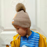 叶贺 宝宝帽子冬季可爱恐龙针织帽男女儿童帽1-5岁护耳加绒保暖毛线帽 卡其 晒单实拍图