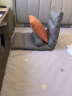 华恺之星懒人沙发床上靠背座椅子网红飘窗椅沙发椅榻米LZ036棉麻灰 实拍图