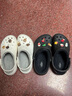CROCS卡骆驰秋冬新品暖棉洞洞鞋男女秋冬款贝雅暖棉拖鞋|205969 黑/黑-060(建议买大一码) 36 /37(220mm) 实拍图