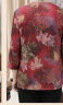 朗诗澜母亲节礼物中老年女装60岁70妈妈装薄款奶奶夏装套装夏季老人衣服 红枫叶（上衣+裤子） 4XL(建议135-150斤) 晒单实拍图