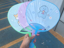 晰翊（XIYI）大号扇子卡通塑料扇子可爱椭圆形手摇扇学生儿童驱蚊纳凉扇子夏天 3个大号扇子【随机发】 实拍图