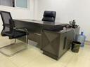 圣黎老板桌椅总裁办公桌组合办公室大班台经理主管桌  2.0*0.8米桌 实拍图