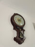 凯恩斯（KAIENSI） 挂钟客厅钟表欧式复古时钟摇摆石英钟表电波创意木质挂表家用 3340BB-带日历款-智能电波机芯 16英寸 实拍图