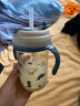 BEIMUS贝姆士PPSU防摔牛奶杯儿童吸管杯刻度冲泡奶粉大宝宝喝奶杯可微波 300ML-恐龙乐园 实拍图