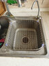 玖都龙 厨房水槽沥水架沥水篮304不锈钢水池洗菜盆滤淘篮洗碗池置物架 加粗款【A5】 实拍图