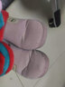 惠夫人冬季情侣棉拖鞋厚底包跟家居家室内防滑加绒韩版保暖棉拖鞋女 包跟款 栗紫 40-41 【适合39-40码穿】 实拍图