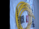 佐佑众工 8mm电线装饰缠绕管包线管整理收纳管网线理线器电线螺旋保护套 黄色/2米一根 8mm 实拍图