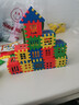 艾福儿 儿童塑料数字方块拼插积木男孩3-6岁宝宝拼装女孩玩具4周岁  60片房子积木袋装+说明书 实拍图