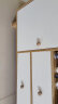立太（LEADTEK） 北欧电视柜现代简约地式高柜客厅储物柜卧室小户型电视机墙边柜 【四门粗腿】120CM橡胶木色+白 实拍图
