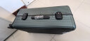 米家小米行李箱26英寸铝框拉杆箱箱大容量旅行箱男女密码箱皮箱子绿色 实拍图