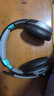 西伯利亚 K02BS2.4G真无线蓝牙游戏耳机头戴式手机低延迟电竞专用三模耳机台式电脑耳机麦克风二合一黑蓝色 实拍图
