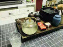 玉兰香 耐高温加厚玻璃煮茶壶电陶炉加热烧水壶家用茶具泡茶壶小型煮茶器套装 绿色珠900ML+圆黑檀色炉套装 实拍图