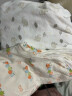 aqpa婴儿连体衣纯棉春秋新生儿彩棉长袖哈衣男女宝宝爬服睡衣0-6 白色小象 59cm 实拍图