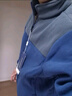 罗蒙（ROMON）夹克男秋冬季潮流棒球服抓绒衣加厚立领摇粒绒外套男装ZR58蓝M 实拍图