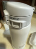 象印（ZOJIRUSHI）2023新款日本进口象印保温杯男女便携超轻象牌水杯子 WA36/48/60 乳白色 象牙白-360ml 实拍图