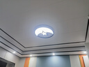 珺蒂 北欧几何创意LED吸顶灯现代简约家用大气客厅餐厅书房卧室灯具 2801款50cm-三色调光 实拍图