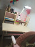 京东京造 儿童学习桌椅 实木学习桌 儿童书桌椅套装 写字桌90cm小户型粉 实拍图