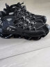 英足利男鞋新品秋冬季休闲鞋潮鞋子大码48鞋子男飞织网鞋刀锋增高鞋男 炫酷黑-名格堂2173 40 实拍图