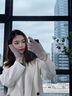 欧凡迪 羊毛手套女触屏秋冬加绒保暖复古优雅防风骑车开车骑行厚手套冬 百搭卡其 双纽扣加绒手套 均码 实拍图