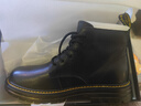 百丽黑曜石勇士厚底休闲加绒靴子户外工装马丁靴A1764DD4 黑单里 44 实拍图