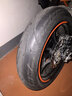 倍耐力（Pirelli）恶魔4半热熔摩托车轮胎杜卡迪川崎Z900本田CBR650R贝纳利KTM 110/70ZR17+150/60ZR17（一对） 实拍图