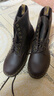 马丁（DR.MARTENS）1460英伦男女夏季美拉德疯马皮棕色女工装风马丁靴 深棕色 45 实拍图