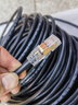 万级超六类室外防水防晒冻网线非屏蔽【国标23AWG-0.57mm无氧铜芯】超6类万兆工程网络户外专用线50米 实拍图