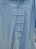 李宁（LI-NING）太极服高弹牛奶丝太极拳八段锦全套太极练功服装中国风武术表演服 蓝色短袖 【夏季款透气排汗】 M身高165-170cm体重130-140斤 实拍图
