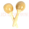 网童奇贝幼儿园奥尔夫打击乐器原木套装音乐教具响板沙锤铃鼓三角铁双响筒 原木沙锤一对 实拍图