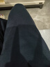 鸿星尔克运动裤男秋冬新款加厚保暖防风百搭休闲简约针织九分裤男士长裤 陌境蓝 L 实拍图