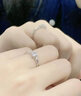 中国黄金（CHINA GOLD）绾青丝情侣对戒999足银轻奢小众戒指女618生日礼物女生送女友老婆 绾青丝戒指一对+玫瑰礼盒 开口可调节 实拍图