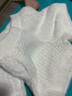 ubras【虞书欣同款】兔绒绒开襟家居服套装厚款女加绒睡衣冬季女 【长袖短裤套装】纯白色 L 实拍图