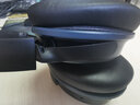 比博欧适用博士BOSE QuietComfort35耳机套qc35二代头戴式耳机海绵套耳套QC35II耳罩棉垫头梁垫耳机配件 【黑色一对+蓝色垫子】羊皮款 实拍图