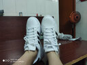 阿迪达斯（adidas）三叶草男鞋女鞋 26春夏新款低帮缓震透气休闲鞋运动鞋潮流滑板鞋 黑色/白/汉玉白【面包鞋】 42 （内长260mm） 实拍图