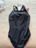 速比涛（Speedo）ECO环保系列游泳健身纯色防晒抗氯连体泳衣女 黑色 36 晒单实拍图